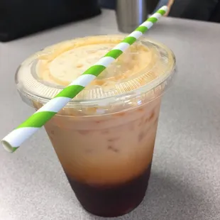 Thai Iced Tea; $3