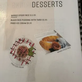 Menu-desserts