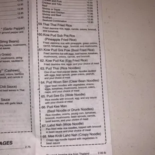 the price of noodles