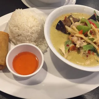 L6. Green Curry Lunch Special