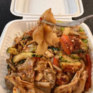 Drunken noodles