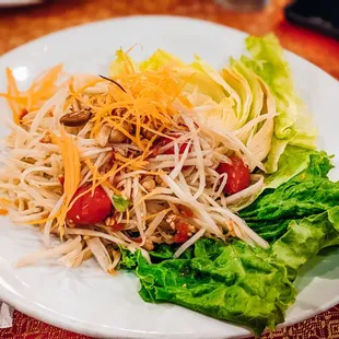 Papaya salad, best I&apos;ve had so far!