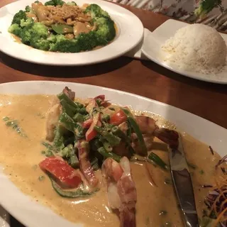 Panang Prawns