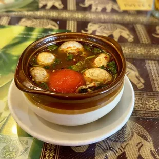 Tom Yum Soup with Chicken