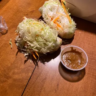 a sandwich and dipping sauce