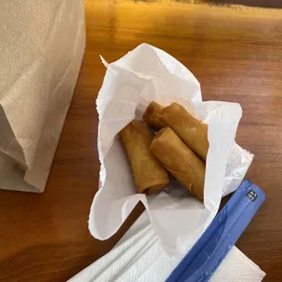 Veggie Vegetable Eggrolls (5 Pc)