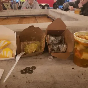 Tom yum soup and mango sticky rice