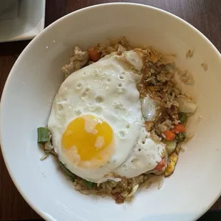 Pork Fried rice!!! Delicious!! Even better the next day!