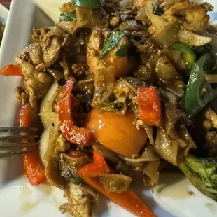 Chicken noodles