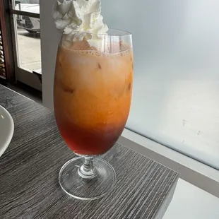 Thai iced tea