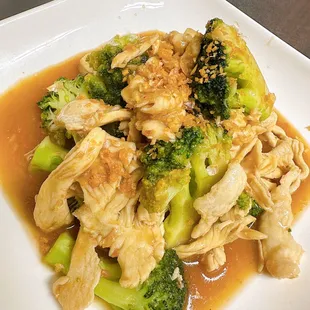 Stir-Fried Garlic with chicken