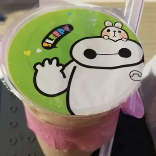 Lavender milk tea