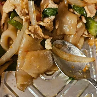 Half eaten Chicken Drunken Noodle (sorry)