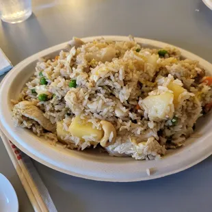 Amazingly delicious smoky fried rice,  but not quite Thai!