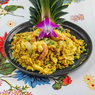 paella, food