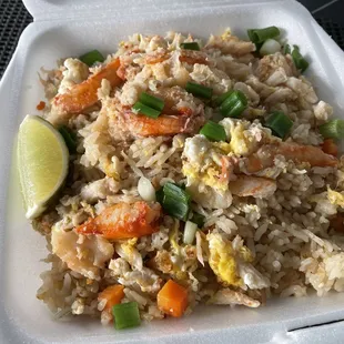 Crab fried rice