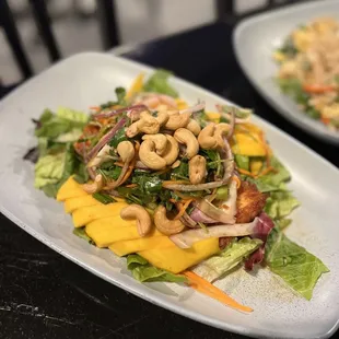 Mango-Glazed Salmon Salad ($20)