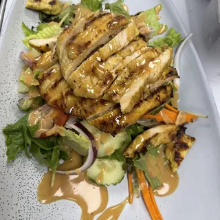 Grilled Chicken Satay Salad