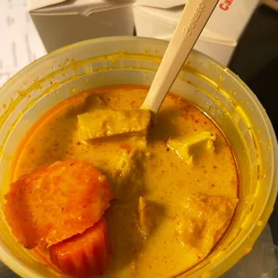 53. Yellow Curry with tofu