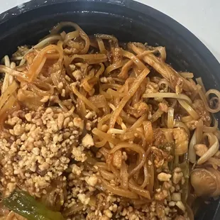 Burnt Chicken Pad Thai Dinner