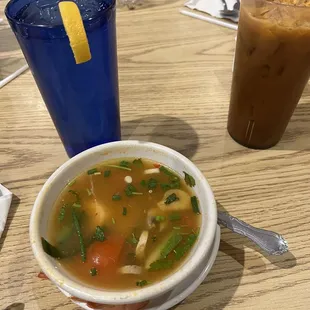 30. Thom Yum Soup with Shrimp