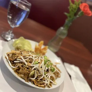 Pad Thai HOT with chicken and shrimp