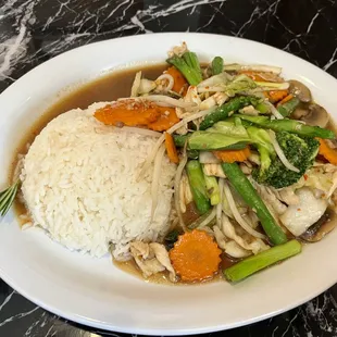 Thai Garden with chicken.