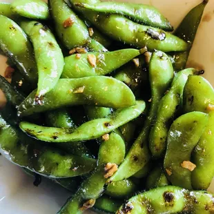 Garlic Edamame