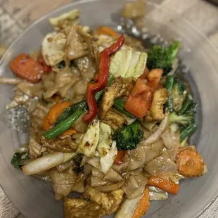 Vegetable Drunken Noodles