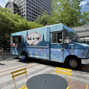 Thai-u-up Food Truck at Westlake Park (downtown Seattle).