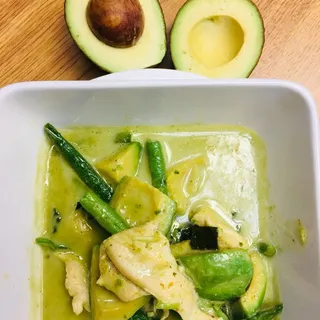 Avocado green curry