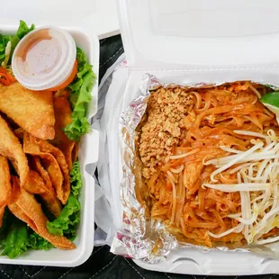 Giew Tod &amp; Pad Thai