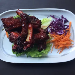 Beer Braised Crispy Ribs
