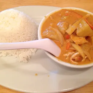 Masaman curry w chicken