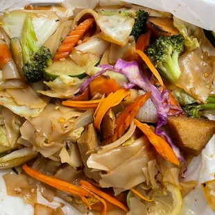 See-ew with soy chicken