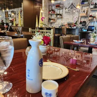 Beautiful and intimate dining roon