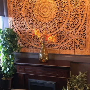 Beautiful and well displayed decorations.