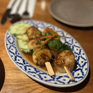 Scallop Skewers (~$16)