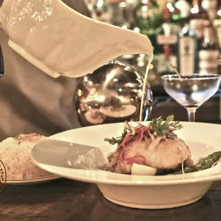 Chilean Sea Bass in Aromatic Coconut Milk