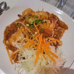 Pad thai with glass noodles