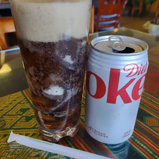 My diet Coke