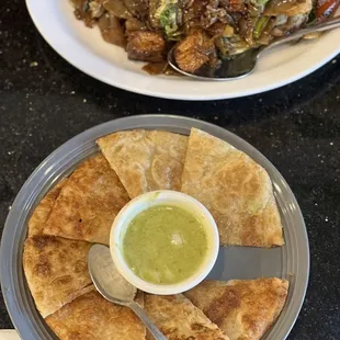 9. Roti and Green Curry