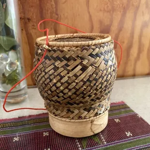 Sticky Rice in a basket