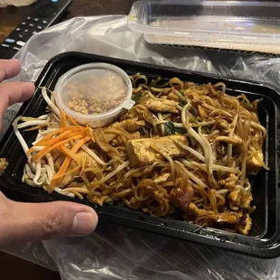$17 pad Thai! It's like a mini serving! Not worth it