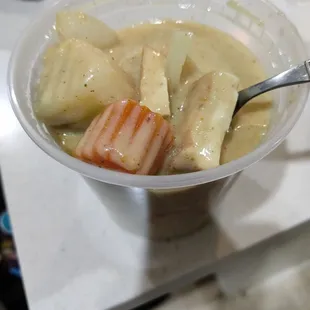 Yellow curry - spicy in my opinion