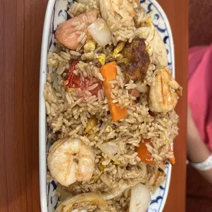 Seafood fried rice