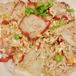 Thai Fried Rice with Roasted Pork