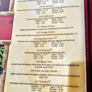 Menu page 6