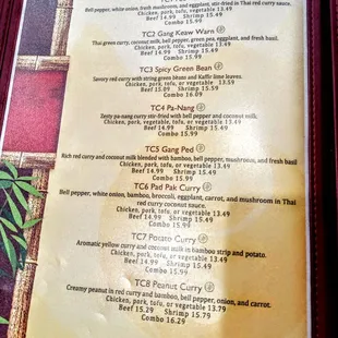 Menu page 2