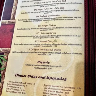 Menu page 4